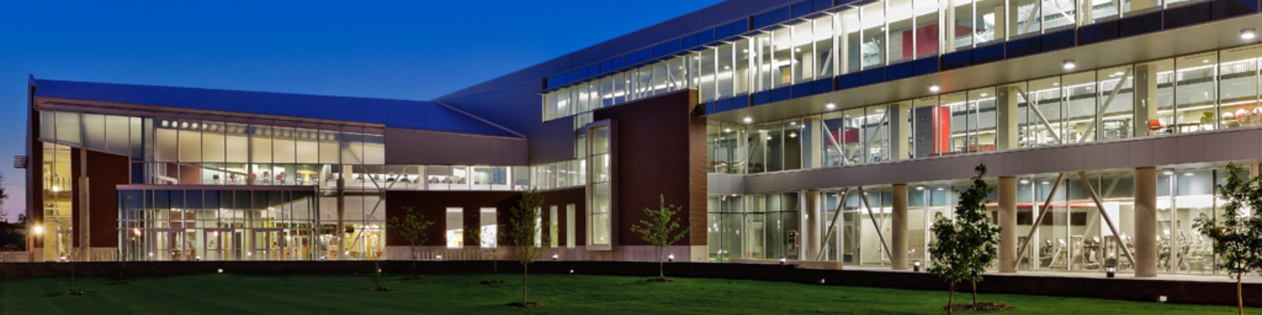 Student fitness center exterior.